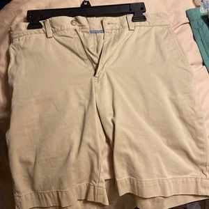 Khaki polo shorts. Size 29
